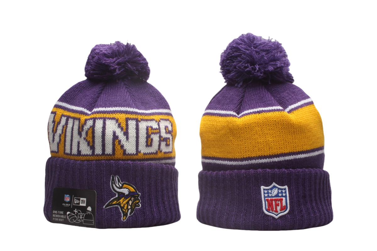 minnesota vikings sport pom ’47 cuff knit