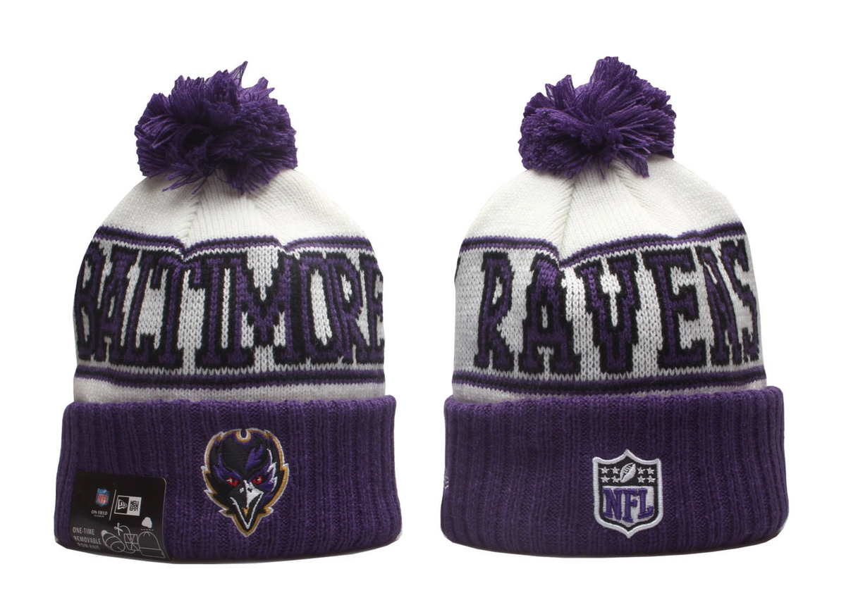 baltimore ravens sport pom ’47 cuff knit