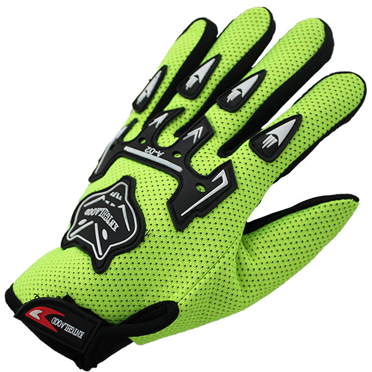 Cross-border Zhejiang Autumn and Winter Cycling Gloves Fox Head Breathable Sports Full Finger Gloves Origin Supplies