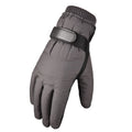 Down Cotton Warm Gloves Men Autumn Winter Fleece Padded Motorcycle Outdoor Cycling Ski Trolley Coldproof Gloves
