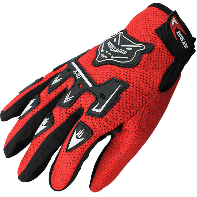Cross-border Zhejiang Autumn and Winter Cycling Gloves Fox Head Breathable Sports Full Finger Gloves Origin Supplies