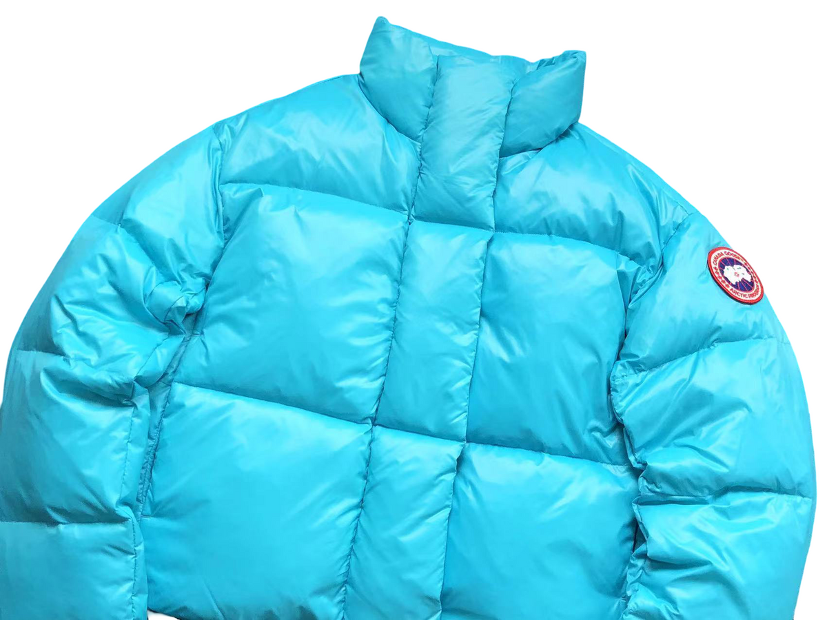 Canada Goose Cypress Cropped Down Jacket Blue