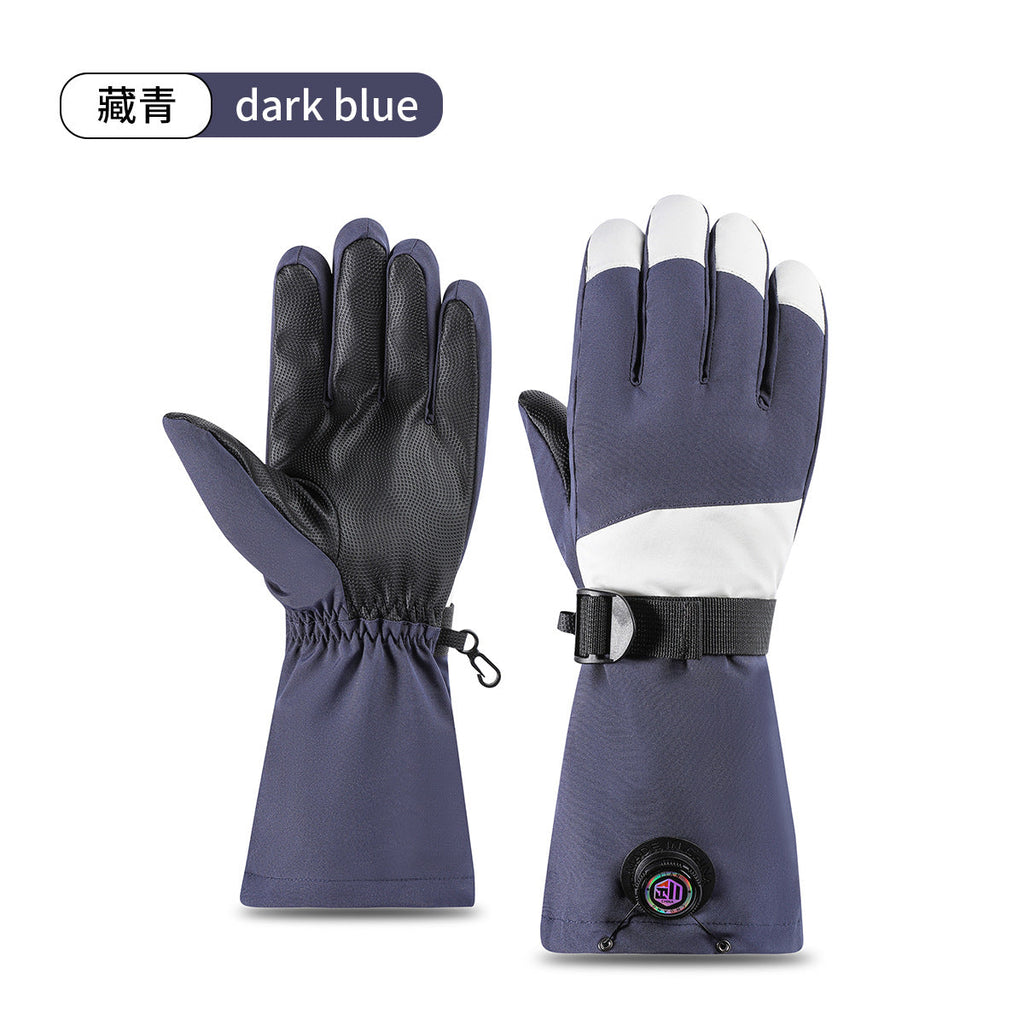 Ski Gloves Winter Warmth Cold Thickness Waterproof Outdoor Mountaineering Cycling Touchscreen Warmth Gloves Unisex
