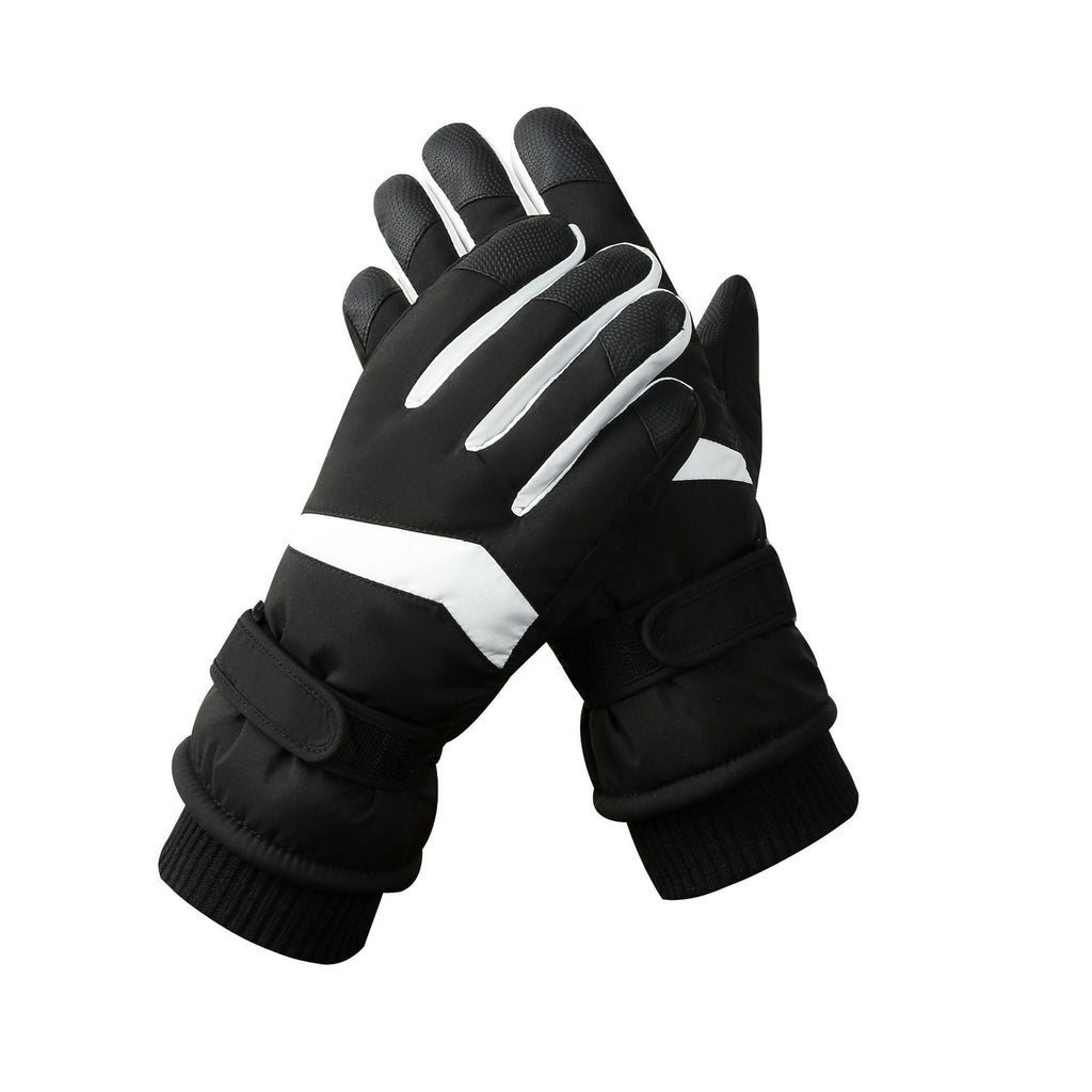 Winter New Ski Gloves Men Men Outdoor Cycling Touchscreen Warm Fleece Padded Gloves Waterproof Non-slip