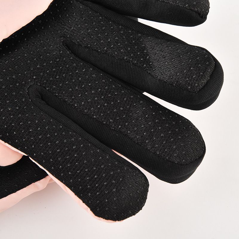Unisex Winter Warm Thickening Windproof Coldproof Outdoor Cycling Motorcycle Fleece Snow Cotton Gloves One Piece