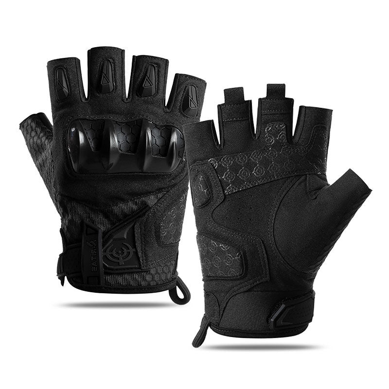 Combat Cycling Gloves Protective Slip Resistant Cut Resistant Equipment Training Skateboarding Tactical Gloves Unisex Half Finger Gloves