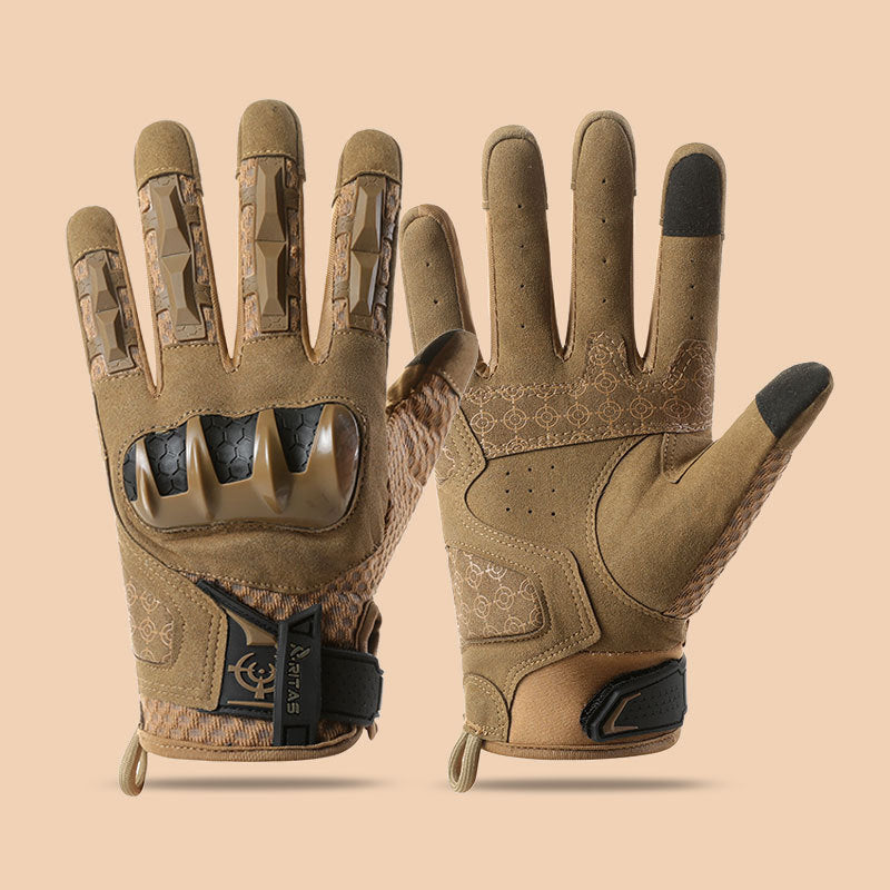 Tactical Gloves Outdoor Training Fitness Skid Resistant Hard Case Cycling Tactical Protection Climbing All Finger Gloves