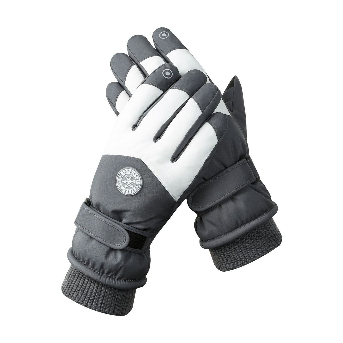 Winter New Ski Gloves Men Men Outdoor Cycling Touchscreen Warm Fleece Padded Gloves Waterproof Non-slip
