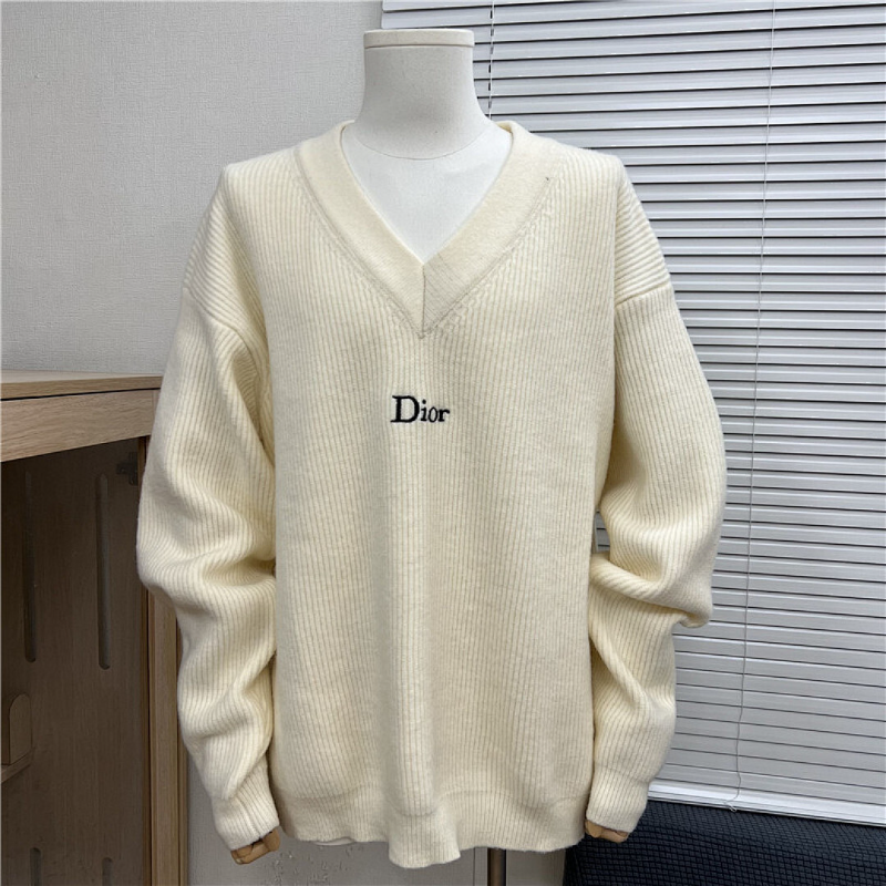 DIC141 New men's and women's autumn and winter wool sweaters with V-neck pullover sweater clothing