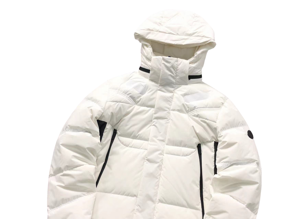 Moncler Technical Down Jacket White