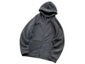 Ralph Lauren Sherpa Zip Hoodie Grey/Red