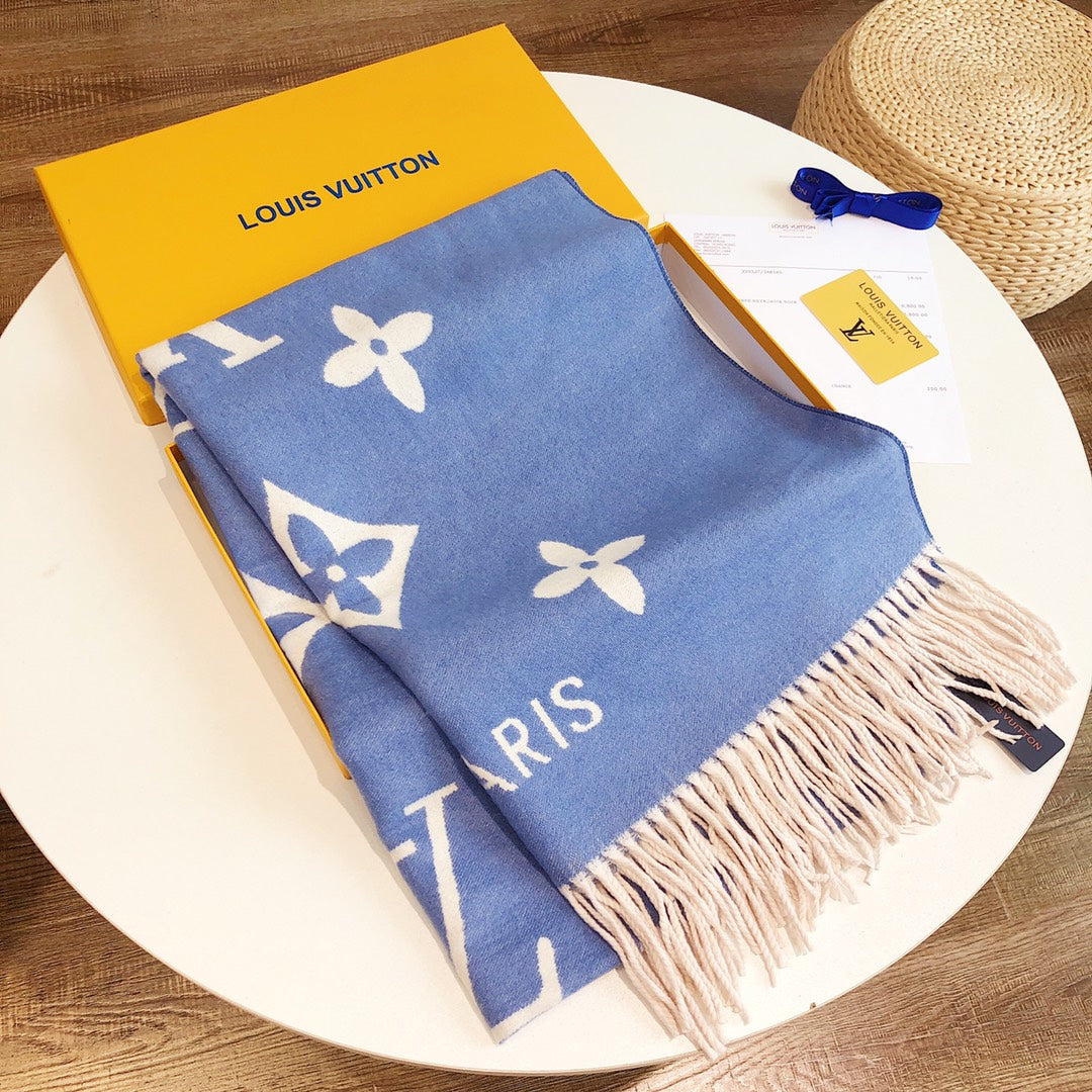 High-end, stylish rabbit hair blend scarf-9700