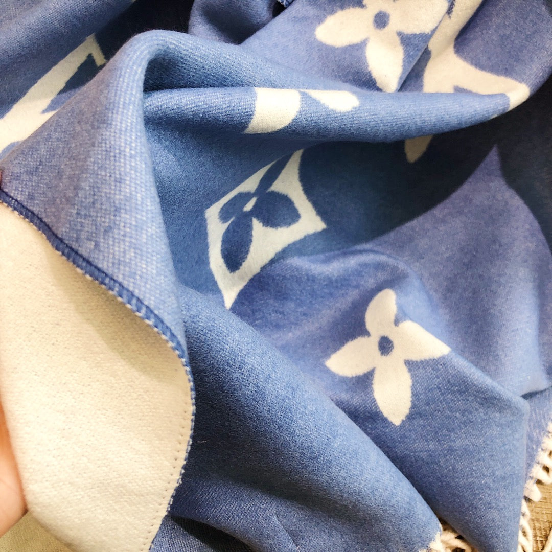 High-end, stylish rabbit hair blend scarf-9700