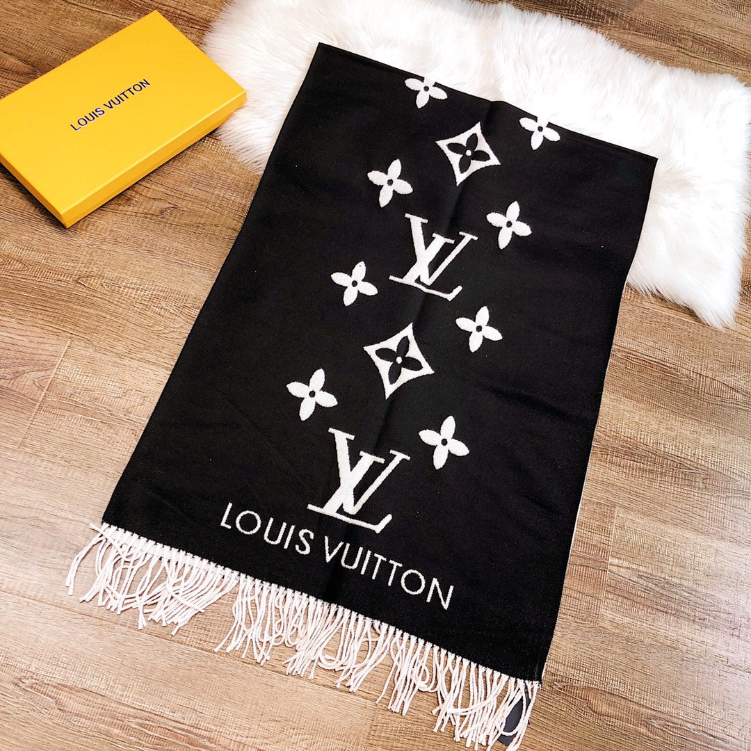 High-end, stylish rabbit hair blend scarf-9702