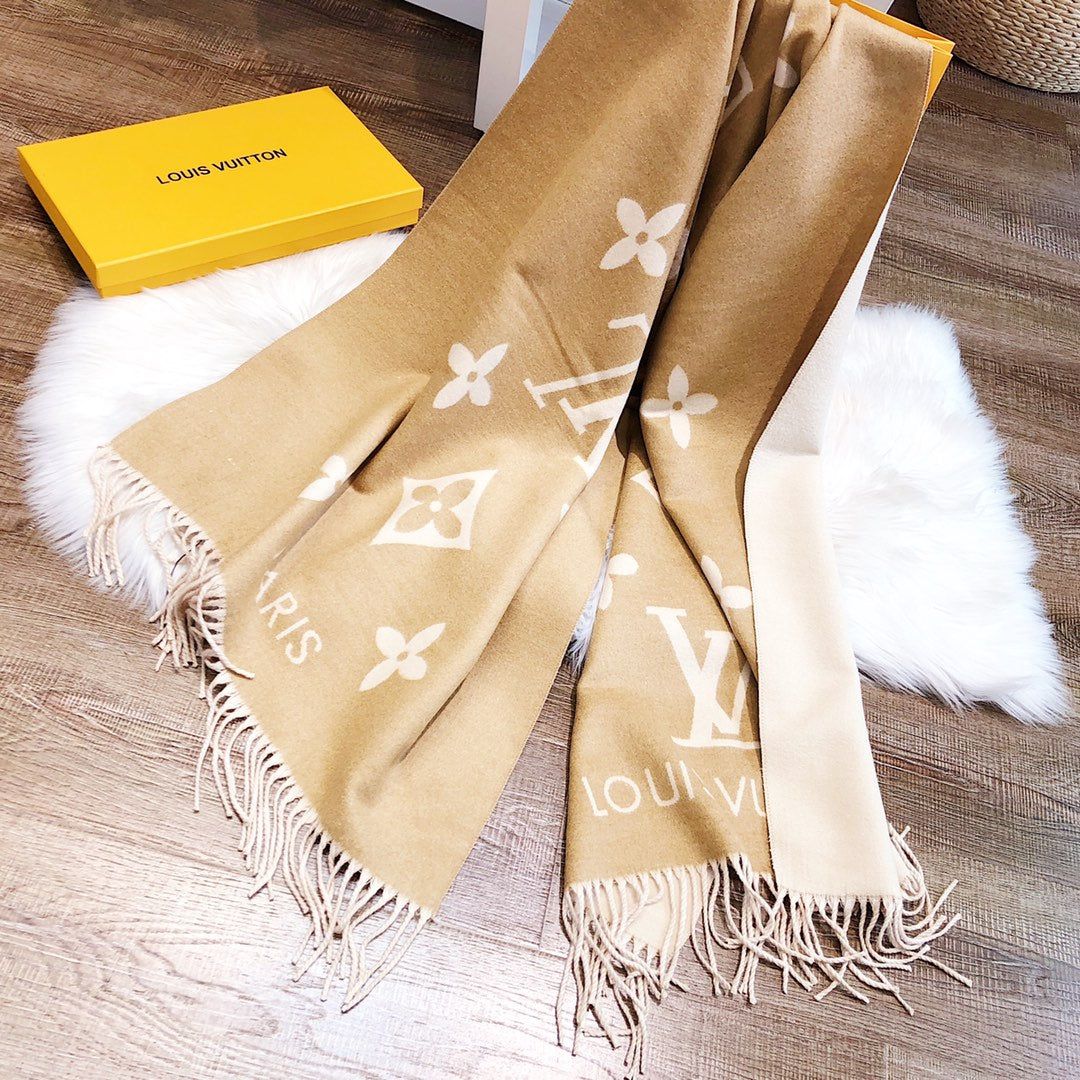 High-end, stylish rabbit hair blend scarf-9705